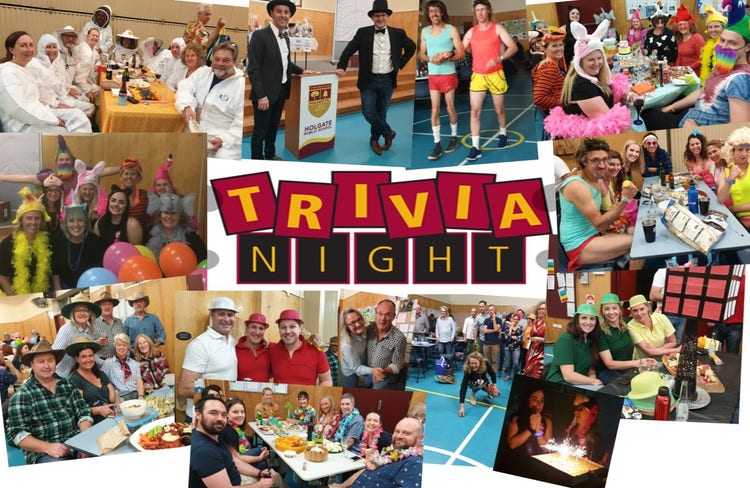 P&C Trivia night photo collage